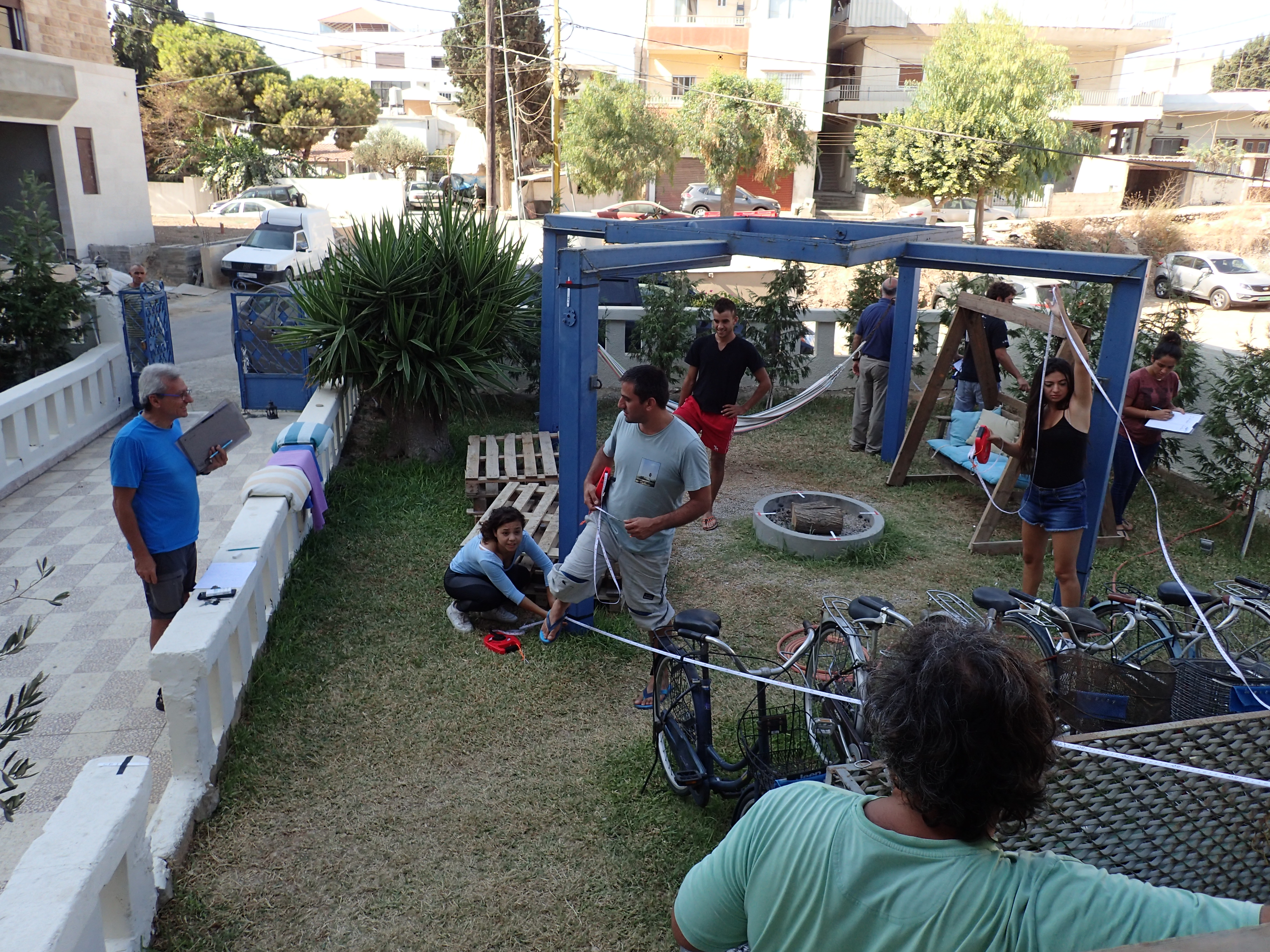 Dry practoical 3D surveying exercise